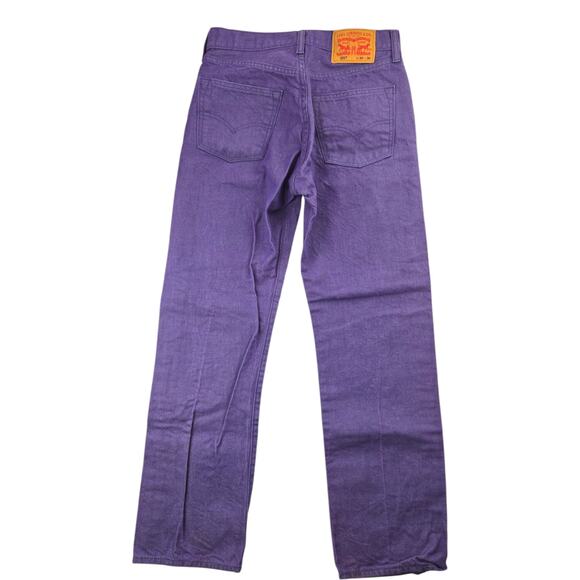 Levi's | Purple, 501 Button Fly Jeans | Size 30x30 (fits like a 28) - Picture 2 of 4